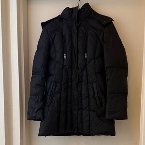 MARC New York - Black Puffer with Hood - Small Women